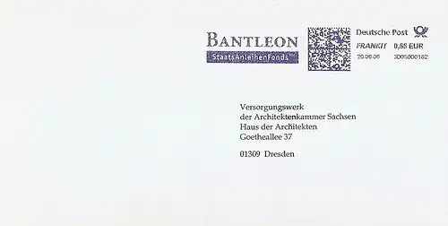 Freistempel 3D05000182 Hannover - BANTLEON StaatsAnleihenFonds (#AFS9)