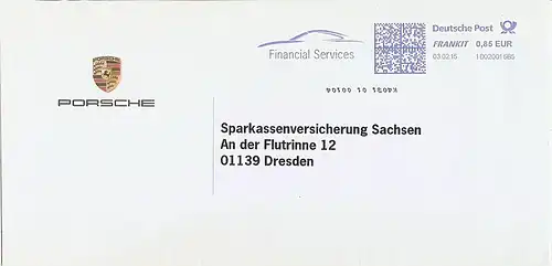 Freistempel 1D020015B5 Bietigheim-Bissingen - PORSCHE Financial Services GmbH (#AFS10)