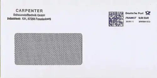 Freistempel 3D05001023 Freudenberg - CARPENTER Schaumstofftechnik GmbH (#AFS13)