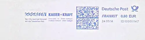 Freistempel 1D10001147 Stuttgart - KAISER + KRAFT (#1257)