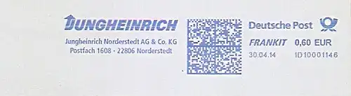 Freistempel 1D10001146 Norderstedt - JUNGHEINRICH Norderstedt AG & Co. KG (#1258)