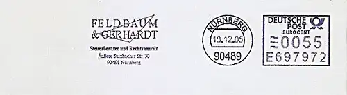 Freistempel E697972 Nürnberg -  Feldbaum & Gerhardt Steuerberater und Rechtsanwalt (#1275)