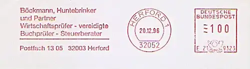 Freistempel E21 9323 Herford - Böckmann, Huntebrinker und Partner - Wirtschaftsprüfer vereidigte Buchprüfer Steuerberater (#1285)