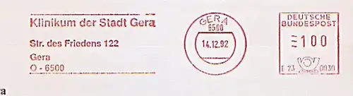 Freistempel E23 0030 Gera - Klinikum der Stadt Gera (#1309)