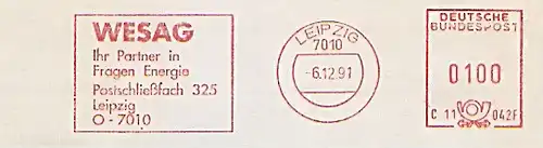 Freistempel C11 042F Leipzig - WESAG Ihr Partner in Fragen Energie (#1312)