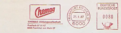 Freistempel Frankfurt am Main - CHEMAG (#1331)