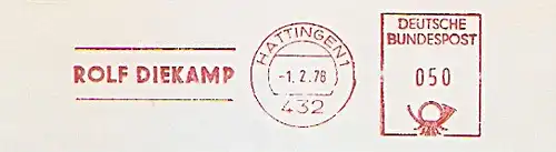 Freistempel Hattingen - ROLF DIEKAMP (#1346)