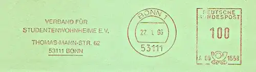 Freistempel A09 1558 Bonn - Verband für Studentenwohnheime e.V. (#1352)
