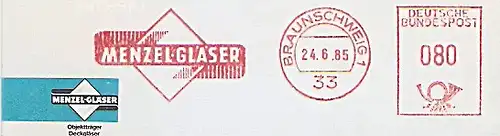Freistempel Braunschweig - MENZEL GLÄSER (#1355)
