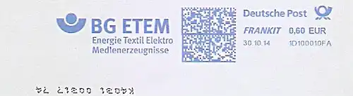 Freistempel 1D100010FA - BG ETEM - Energie Textil Elektro Medienerzeugnisse (#1357)