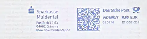 Freistempel 1D100010DB Grimma - Sparkasse Muldental www.spk-muldental.de (#1359)