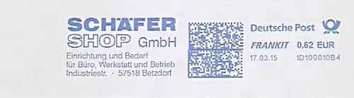 Freistempel 1D100010B4 Betzdorf - SCHÄFER SHOP GmbH - Einrichtung und Bedarf für Büro, Werkstatt und Betrieb (#1365)
