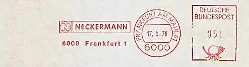 Freistempel Frankfurt am Main - NECKERMANN (#1375)