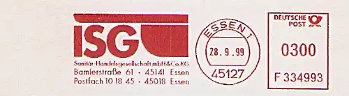 Freistempel F334993 Essen - ISG Sanitär Handelsgesellschaft mbH & Co. KG (#1400)