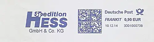 Freistempel 3D01000738 - Spedition Hess (#1417)