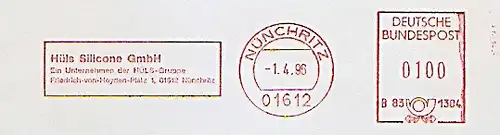 Freistempel B83 1304 Münchritz - Hüls Silicone GmbH - Ein Unternehmen der HÜLS - Gruppe (#1433)