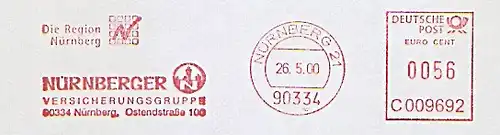 Freistempel C009692 Nürnberg - Nürnberger Versicherungsgruppe - Die Region Nürnberg (#1436)