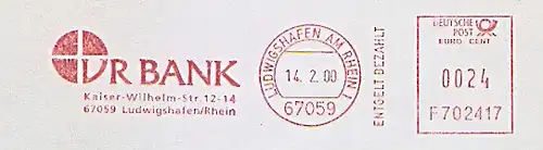 Freistempel F702417 Ludwigshafen am Rhein - VR Bank (#1445)