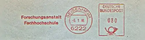 Freistempel Geisenheim - Forschungsanstalt Fachhochschule (#1457)