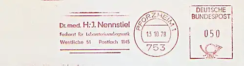 Freistempel Pforzheim - Dr. med. H.-J. Nennstiel - Facharzt für Laboratoriumsdiagnostik (#1463)