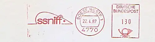 Freistempel Soest - ssniff (Abb. Maus) (#1464)