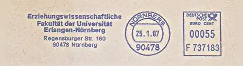 Freistempel F737183 Nürnberg - Erziehungswissenschaftliche Fakultät der Universität Erlangen-Nürnberg (#1469)