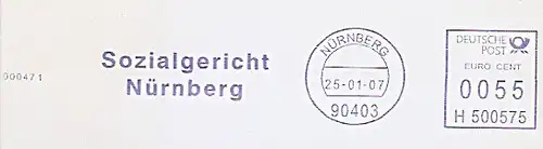 Freistempel H500575 Nürnberg - Sozialgericht Nürnberg (#1470)