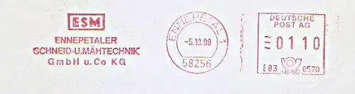 Freistempel E83 0570 Ennepetal - ESM Ennepetaler Schneid- u. Mähtechnik GmbH u. Co KG (#1490)