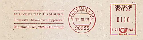 Freistempel F70 2411 Hamburg - Universität Hamburg - Universitäts Krankenhaus Eppendorf (#1494)