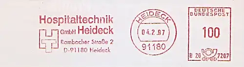 Freistempel B20 7207 Heideck - Hospitaltechnik Heideck GmbH (#1525)
