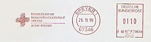Freistempel F68 9830 Speyer - Evangelische Diakonissenanstalt Speyer (#1537)