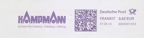 Freistempel 3D03001233 - KAMPMANN - Systeme für Heizung Kühlung Lüftung (#191)