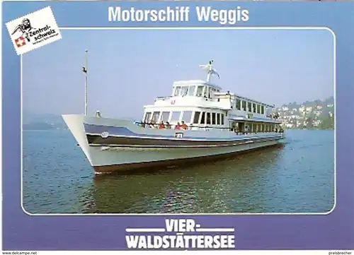 Ansichtskarte Schiffe - Vierwaldstättersee - Motorschiff \"Weggis\" (183)