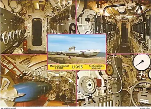 Ansichtskarte Schiffe - Laboe - U 995 - Mehrbildkarte (60)