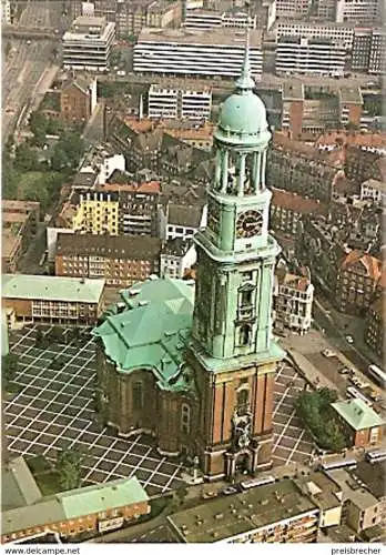 Ansichtskarte Deutschland - Hamburg - Hauptkirche St. Michaelis (460)