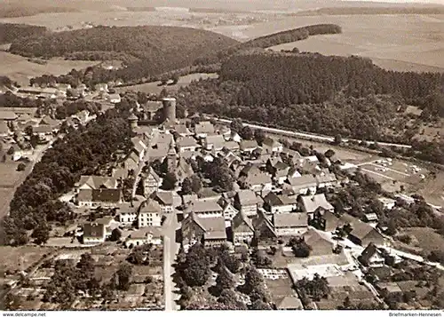 Ansichtskarte Deutschland - Hessen - Trendelburg - Ortsansicht / Luftbild (1376)