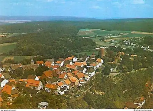 Ansichtskarte Deutschland - Hessen - Trendelburg - Ortsansicht / Luftbild (1371)