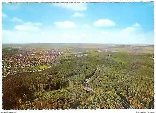 Ansichtskarte Deutschland - Baden-Württemberg - Stuttgart - Blick vom Fernsehturm (1400)