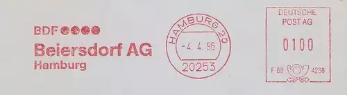 Freistempel F68 4238 Hamburg - BDF Beiersdorf AG Hamburg (#827)