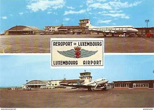Ansichtskarte Luxemburg - Luxemburg - Flughafen (126)