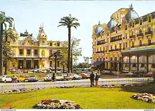 Ansichtskarte Monaco - Hotel de Paris & Spielcasino (390)