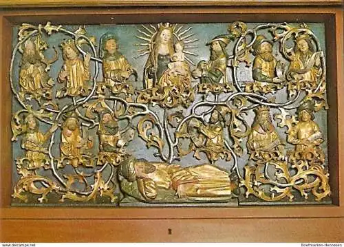 Ansichtskarte Deutschland - Baden-Württemberg - Tauberbischofsheim - Kath. Stadtkirche St. Martin - Altar der Riemenschneider-Schule (1369)