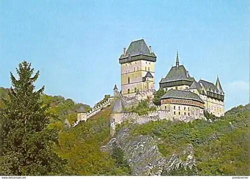 Ansichtskarte Tschechische Republik - Karlstein - Burg Karlstein (1273)