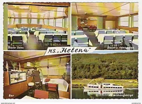 Ansichtskarte Deutschland - Nordrhein-Westfalen - Minden (Westf.) - Motorschiff MS \"Helena\" (74)