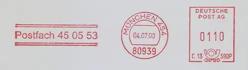 Freistempel C13 590P München - Postfach 45 05 53 (#968)