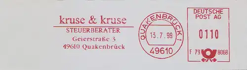 Freistempel F79 8068 Quakenbrück - Kruse & Kruse Steuerberater (#975)