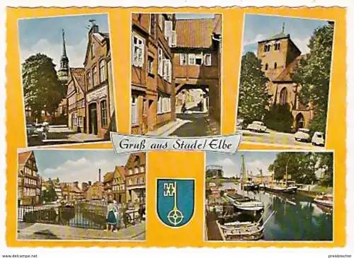 Ansichtskarte Deutschland - Niedersachsen - Stade (Elbe) - Mehrbildkarte (639)