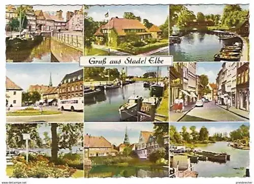 Ansichtskarte Deutschland - Niedersachsen - Stade (Elbe) - Mehrbildkarte (340)