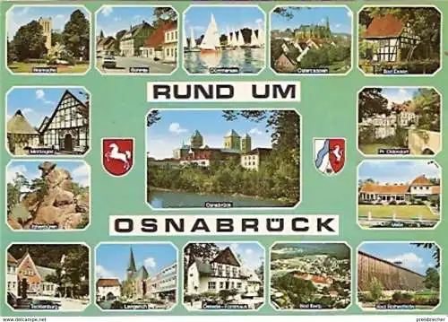 Ansichtskarte Deutschland - Niedersachsen - Osnabrück - Mehrbildkarte (527)