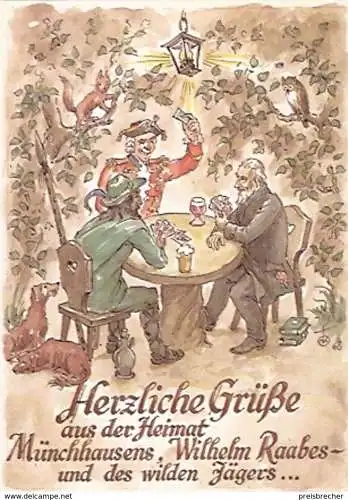 Ansichtskarte Deutschland - Niedersachsen - Holzminden - Heimat Münchhausens (635)